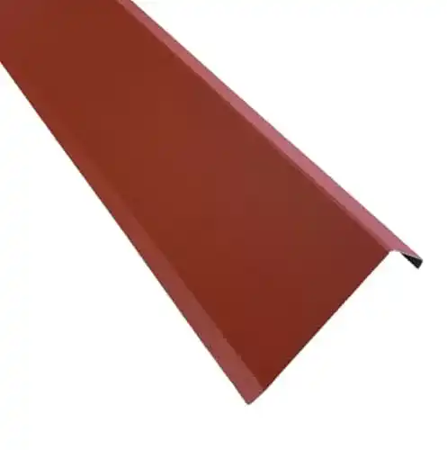 Ortgangblech Dachrinne Roofart 2 m in Ziegelrot 3009