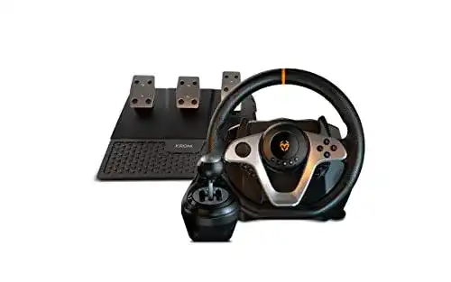 Xbox-Lenkrad Krom K-Wheel Pro Gaming-Lenkrad mit Pedalen und Schalthebel