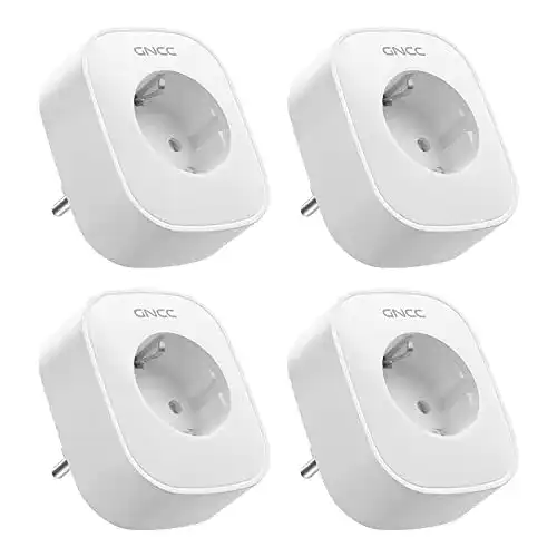 WLAN Steckdose GNCC mit Stromverbrauchsanzeige und Alexa-Steuerung