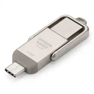USB-C-Speicherstick mit zwei Anschlüssen und 128GB Speicherplatz