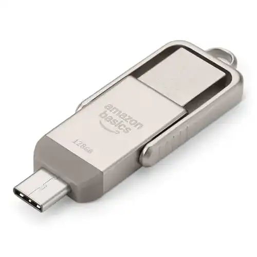 USB-C-Speicherstick mit zwei Anschlüssen und 128GB Speicherplatz