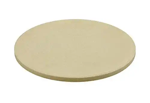 Pizzastein rund 33 cm von Rösle, aus Schamotte, beige