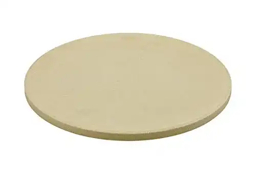 Pizzastein rund 33 cm von Rösle, aus Schamotte, beige