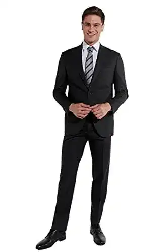 Herren Anzug Steffen Klein aus Wolle für Business Regular Fit