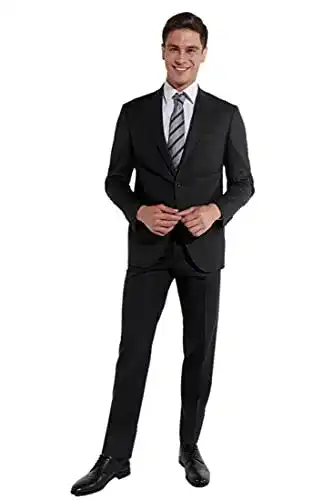 Herren Anzug Steffen Klein aus Wolle für Business Regular Fit