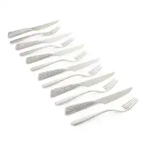 Steakbesteck Weber Deluxe Steak-Set 6-teilig aus Edelstahl