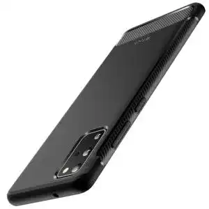 Dünne Samsung Galaxy S20 Hülle von JETech mit Kohlefaser Design