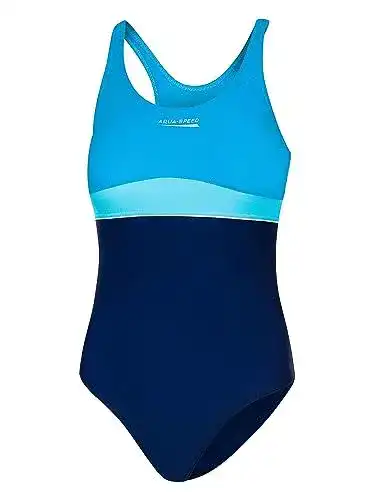 Badeanzug für Mädchen von Aqua Speed für Wettkampf 11-12 Jahre