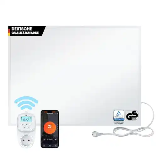 Infrarotheizung 500 Watt mit Smart Thermostat und App