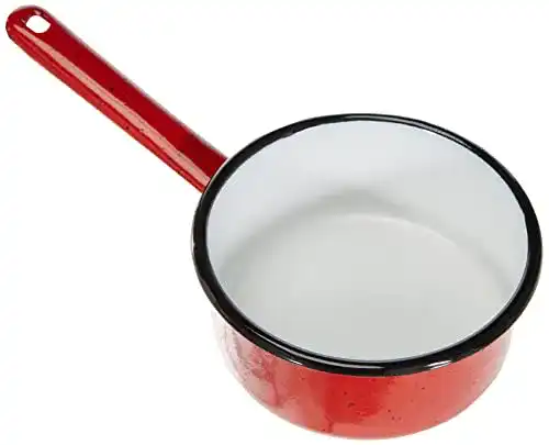 Emaille-Topf IBILI CAZO Promo EXTRA 12 cm aus Edelstahl