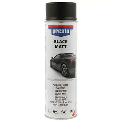 Autolack Spray Presto 428955 Universal Schwarz Matt 500 ml