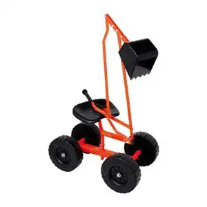 Sitzbagger Small Foot für Kinder mit Schaufel und Rädern