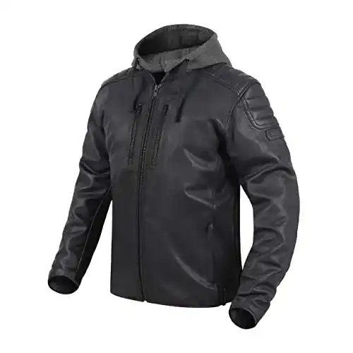 Motorrad-Lederjacke Herren Rebelhorn Impala mit Protektoren