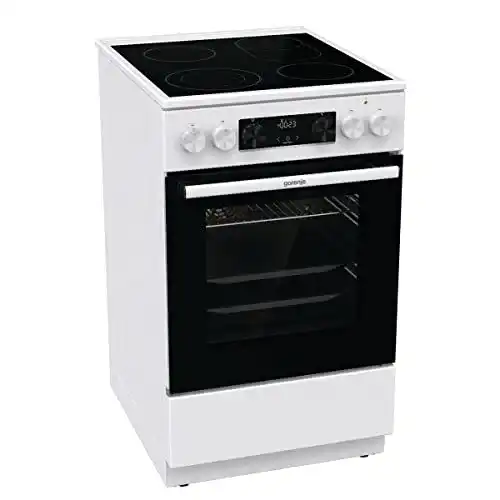 Gorenje GECS5C 70 WA Elektro-Standherd 50 cm mit Glaskeramik-Kochfeld