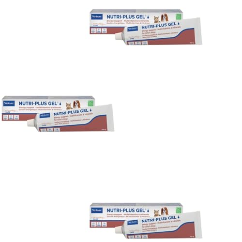 Vitaminpaste für Katzen – Virbac Nutri-Plus Gel im 3er Pack