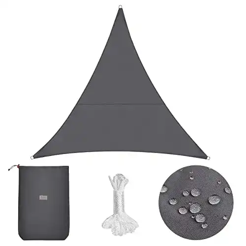 Sonnensegel Dreieck Sekey wasserdicht 3x3x3m für Garten und Balkon