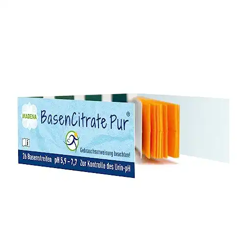 Madena BasenCitrate Pur Urin Teststreifen zur pH-Wert Überwachung