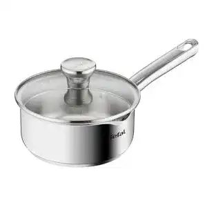 Tefal A70522 Duetto Stielkasserolle mit Deckel 16 cm Edelstahl