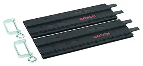 Bosch DIY Kreissäge-Führungsschiene Kunststoff 2x 350 mm mit Schraubzwingen