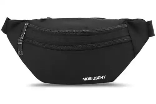 Gürteltasche Mobiusphy für Damen und Herren Praktische Hüfttasche