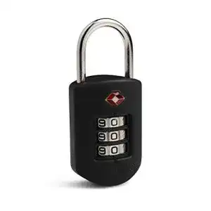 Kofferschloss Pacsafe Prosafe 1000 Kombinationsschloss Schwarz