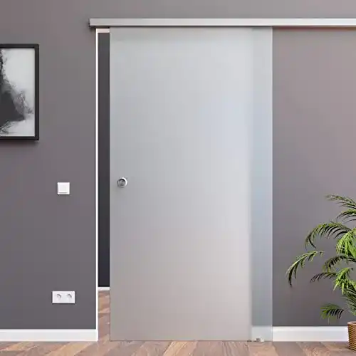 Glastür Amod BS-775D-2-ASE Schiebetürsystem ESG 775x2175x8mm