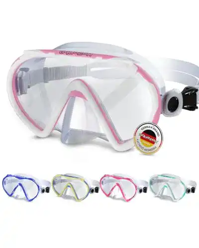 Taucherbrille Aquazon Beach mit Silikon und Temperiertem Glas