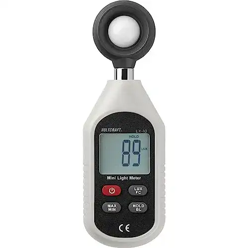 Luxmeter Voltcraft VC-8314265 LX-10 0-199900 lx für präzise Lichtmessungen