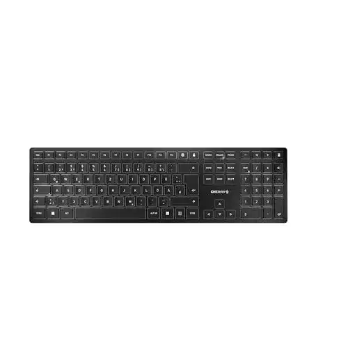 Cherry KW 9100 Slim Bluetooth-Tastatur, kabellos und präzise