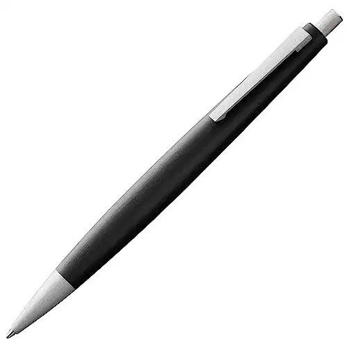 Lamy 2000 Kugelschreiber in Schwarz Robustes Schreibgerät mit Großraummine