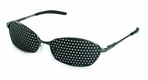 Multidot Brille Vanlo Metall Rasterbrille 420-LAG mit ganzflächigem Raster