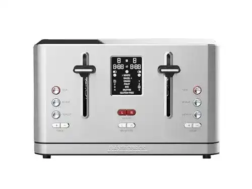 Doppel-Langschlitztoaster Gastroback 42396 mit LCD-Countdown-Anzeige