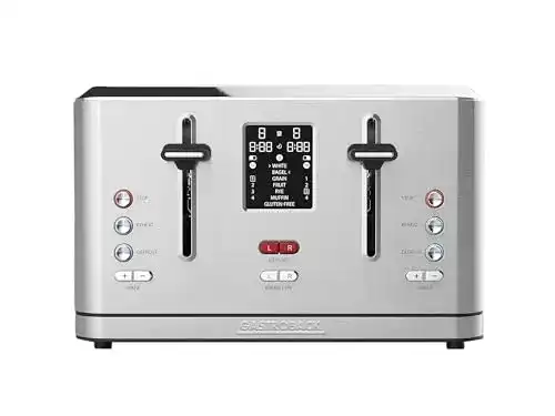 Doppel-Langschlitztoaster Gastroback 42396 mit LCD-Countdown-Anzeige