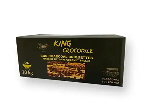 Kokosbriketts King Crocodile für Grill und BBQ