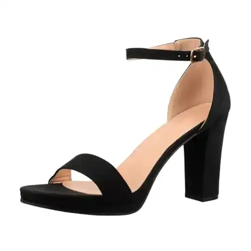 Damen Pumps Elara Chunkyrayan WW100 in Schwarz, Größe 36
