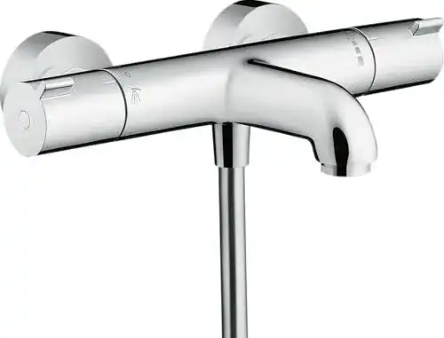 Wannenarmatur Hansgrohe Ecostat Thermostat für Badewanne Aufputz