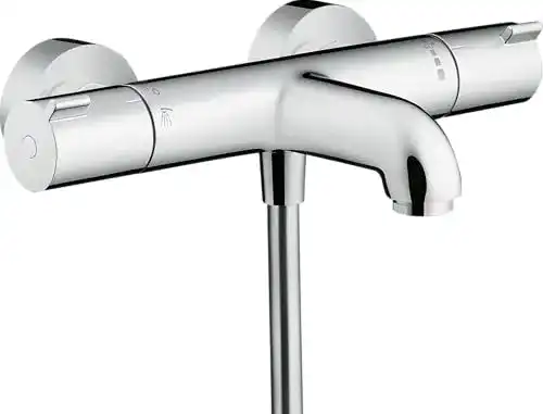 Wannenarmatur Hansgrohe Ecostat Thermostat für Badewanne Aufputz