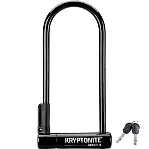 Kryptonite Keeper Bügelschloss in Schwarz für Fahrräder