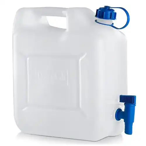 Wasserkanister mit Hahn von hünersdorff, 12 Liter, ECO-Model
