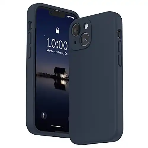 Surphy Hülle für iPhone 13 mini – Silikon mit Displayschutzfolie