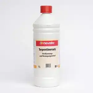 Terpentinersatz Novatic als farbloses Lösungsmittel und Pinselreiniger