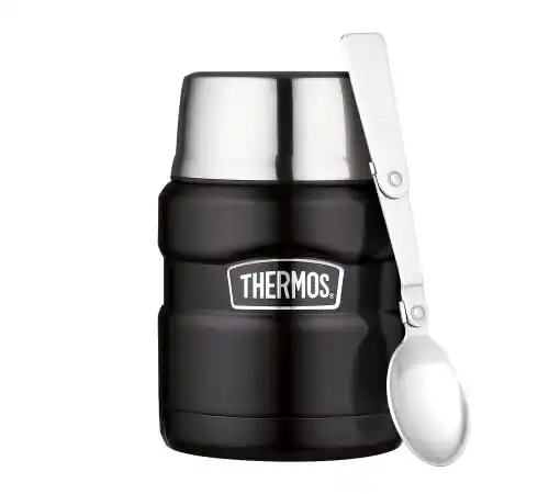 Thermoschüssel Thermos Stainless King Food Jar 0,47l schwarz