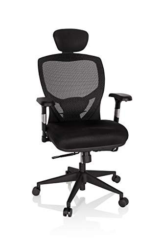 Hjh Office Bürostuhl Venus Base ergonomischer Schreibtischstuhl mit verstellbarer Rückenlehne