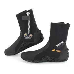 Neoprenschuhe für Herren Seac Basic HD mit 5 mm Neopren und fester Laufsohle
