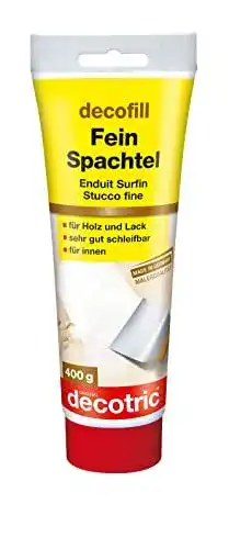 Decotric Feinspachtel für Holz und Lack – 400g Spachtelmasse