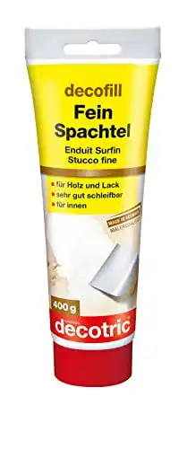 Decotric Feinspachtel für Holz und Lack – 400g Spachtelmasse