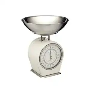Küchenwaage analog Kitchencraft mit Edelstahl-Wägeschale, 4 kg