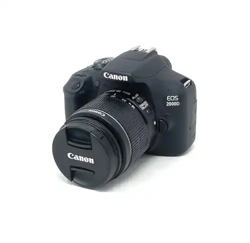Canon EOS 2000D APS-C DSLR-Kamera mit EF-S 18-55mm Objektiv