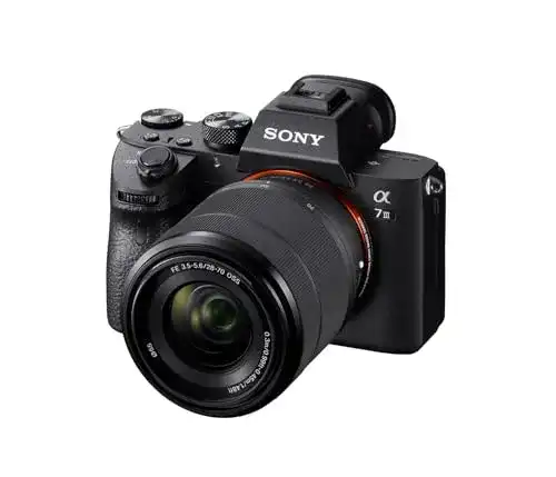 Sony Alpha 7 III Digitalkamera Spiegellose Vollformat-Kamera
