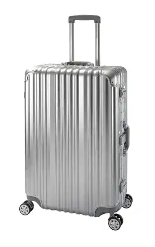 Aluminium Koffer Travelhouse London Silber 75 cm